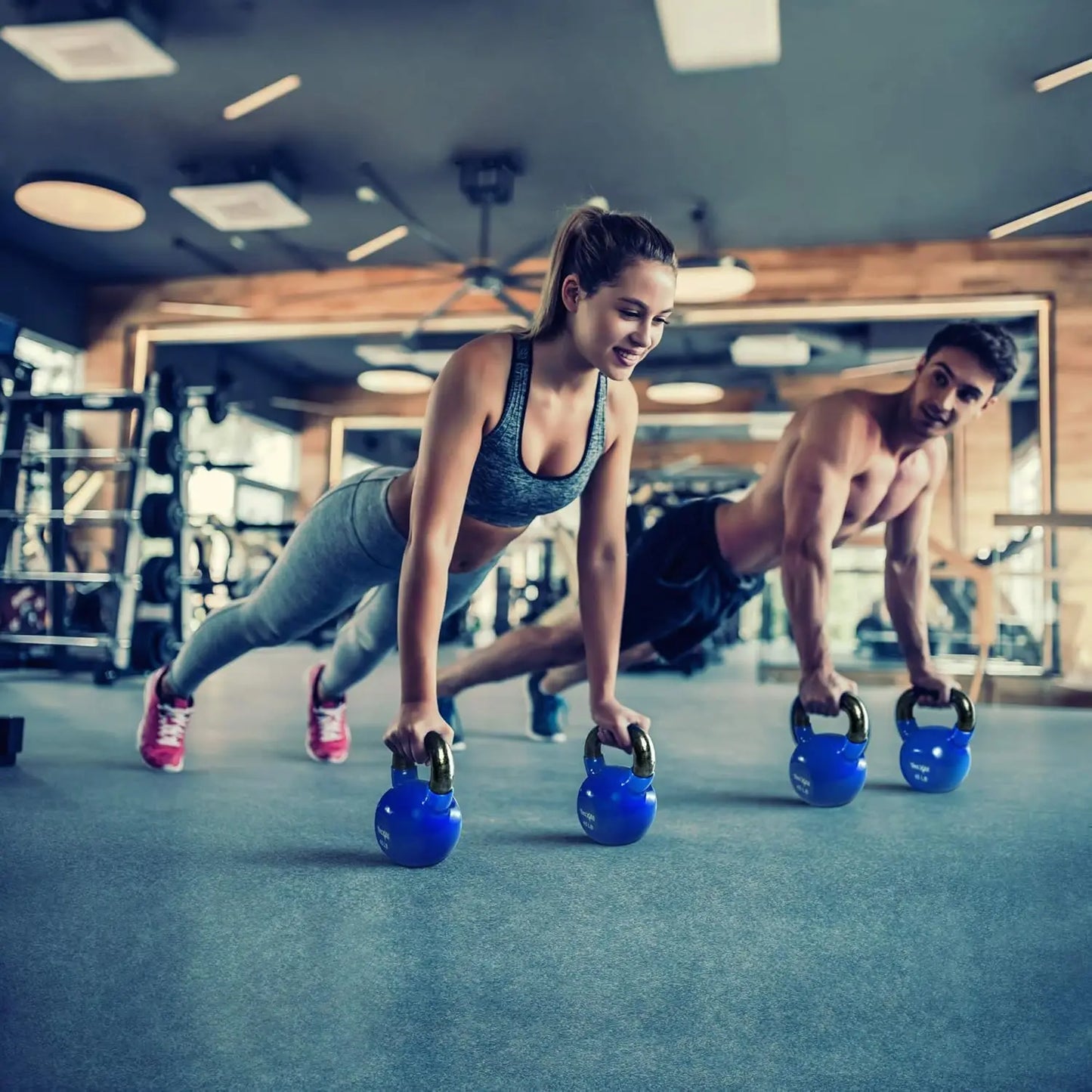 Vinyl Coated Kettlebell Set