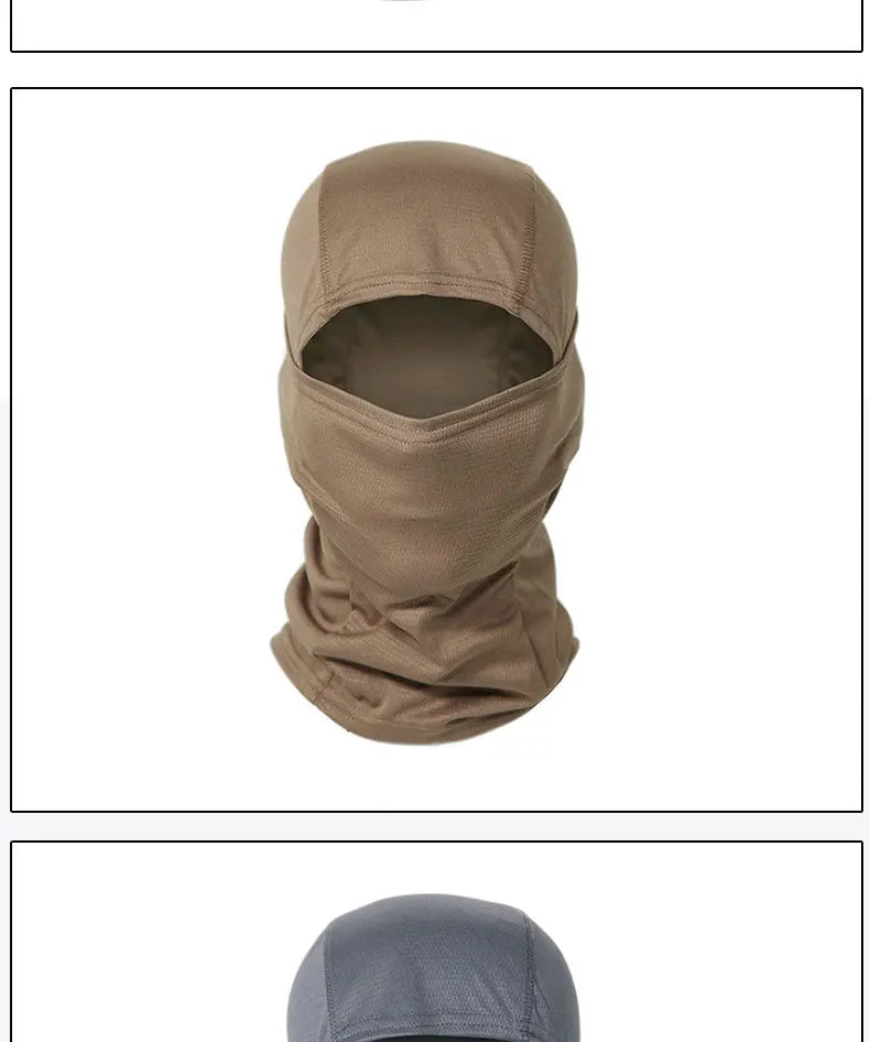 Balaclava Camouflage Full Face Mask – Multicam Neck Gaiter for Hunting, Cycling, and Wargames