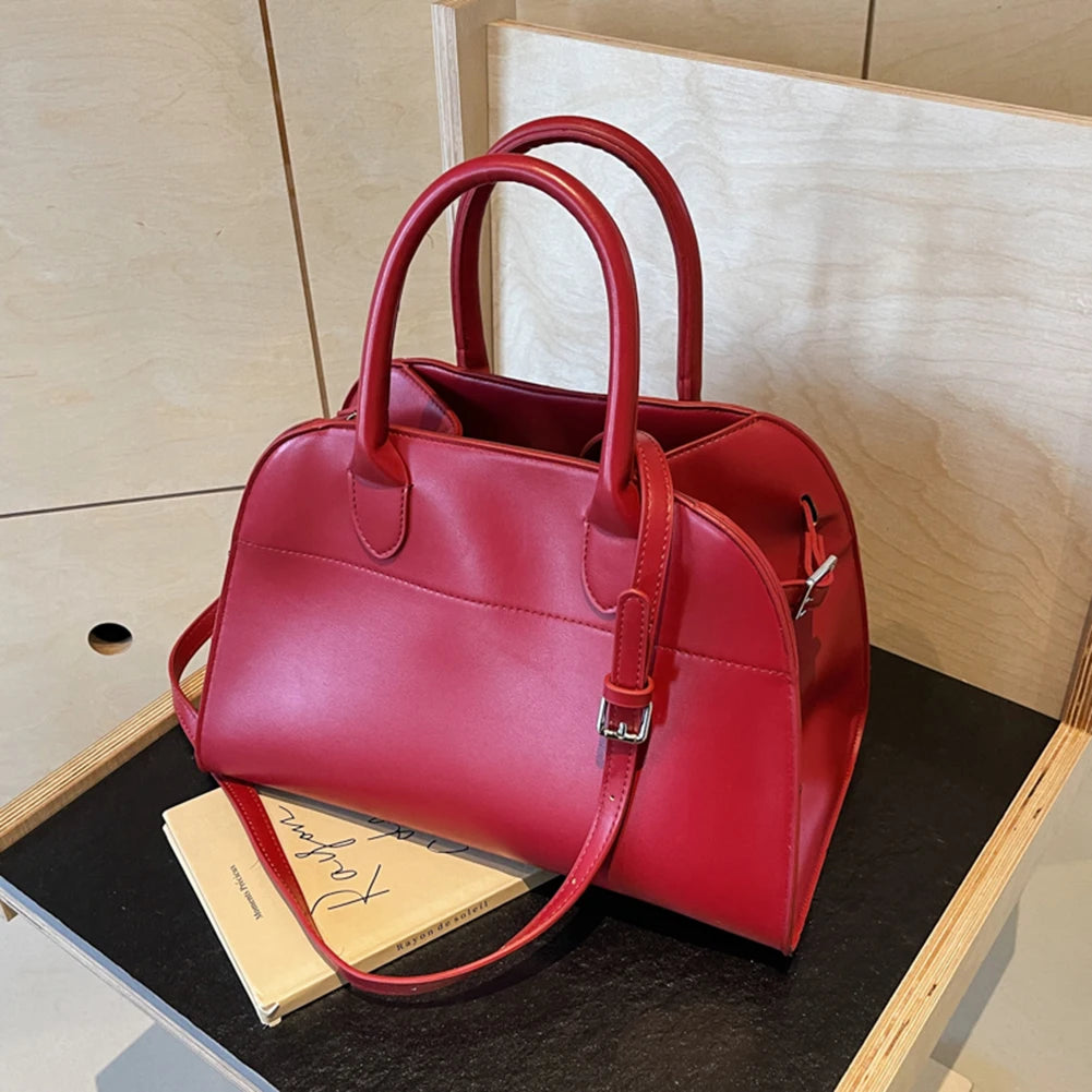 PU Leather Suede Tote Bag for Women
