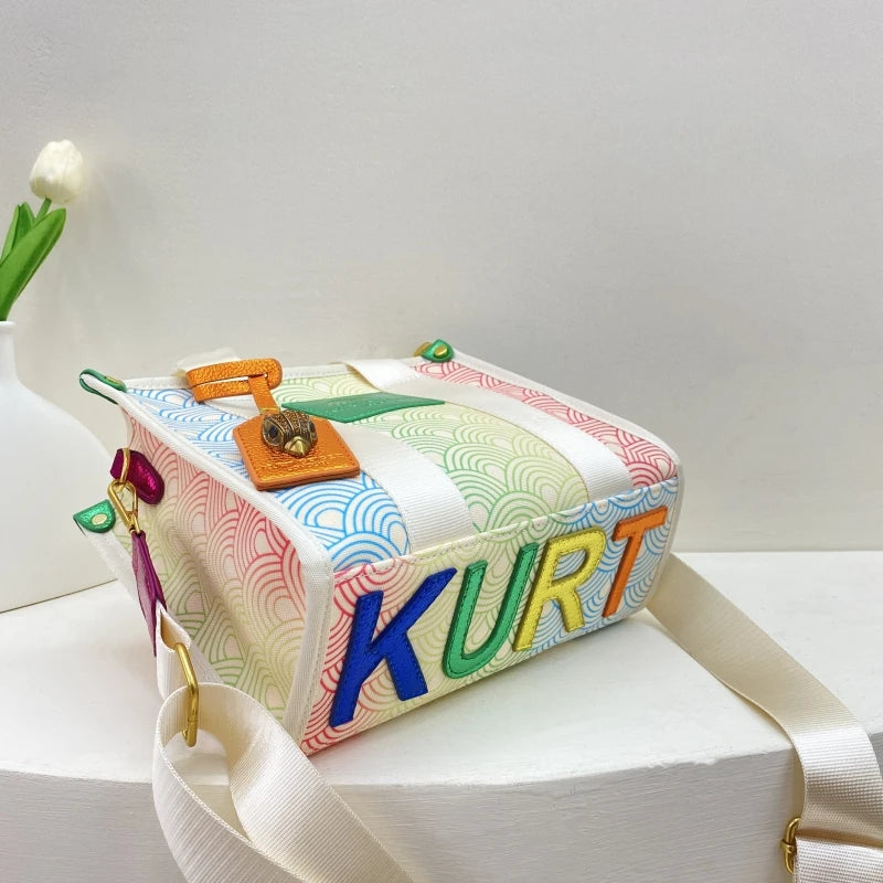 KURT GEIGER LONDON Canvas Tote Bag