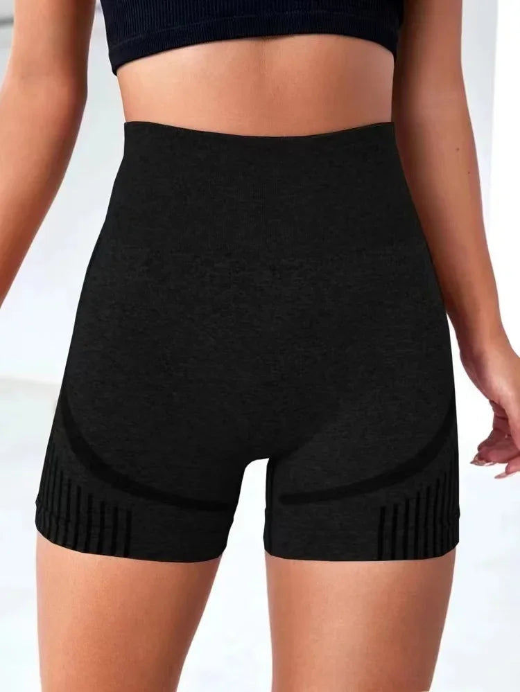 Women's High-Waist Yoga Shorts
