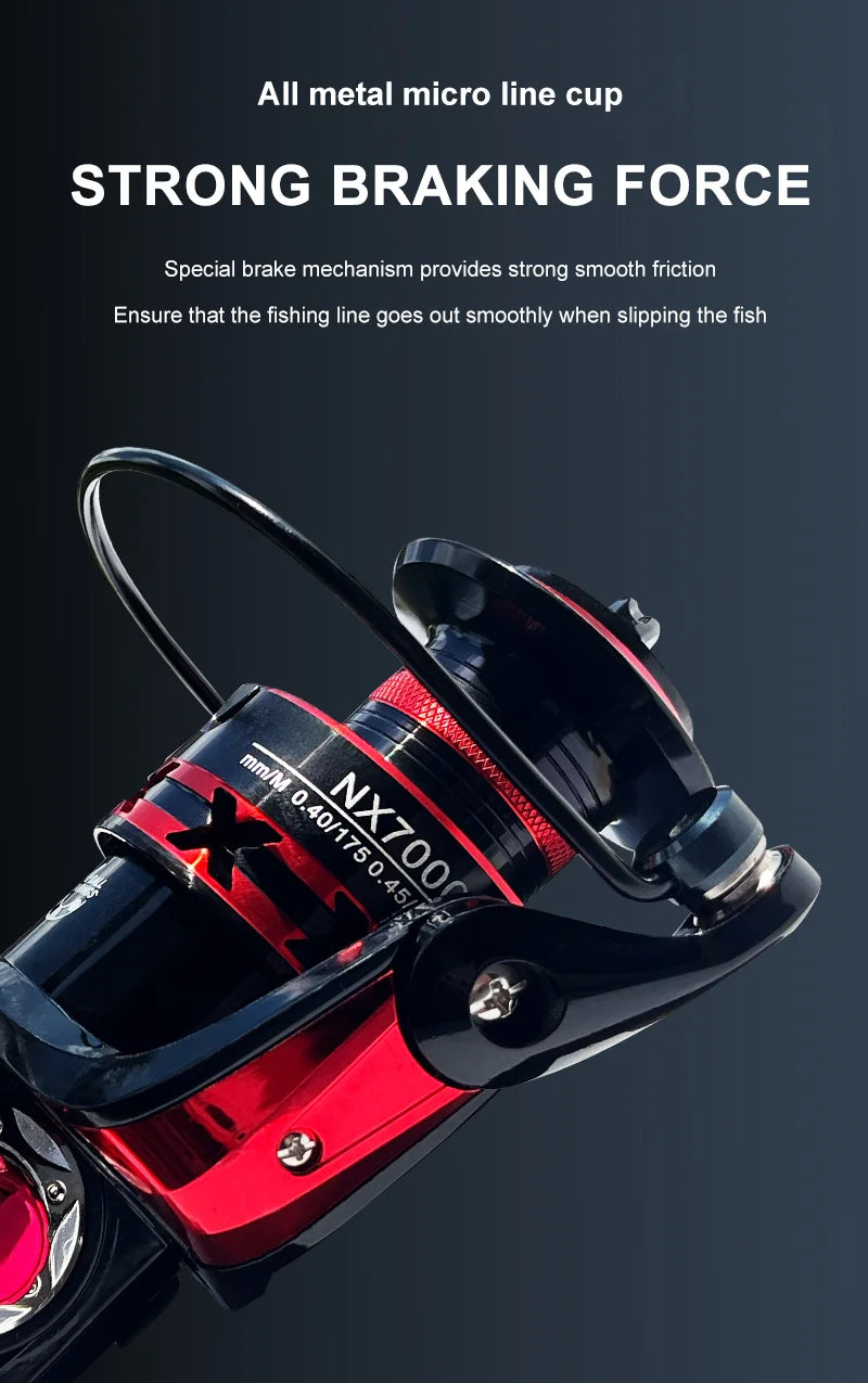 Durable Spinning Reel with 10KG Max Drag – Freshwater and Saltwater Fishing Reel