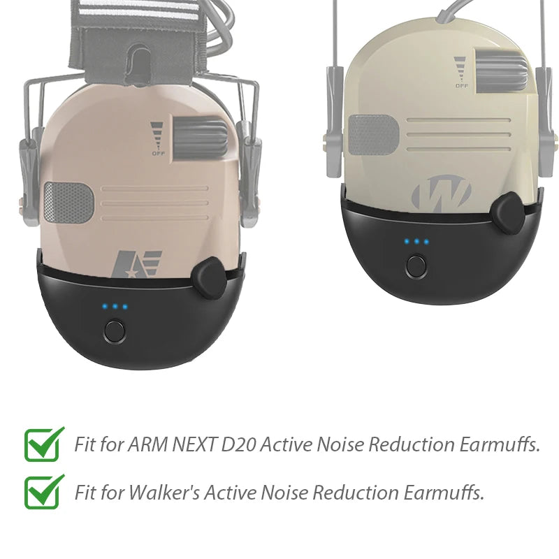 Earmuffs Active Headphones for Shooting – Electronic Hearing Protection & Noise Reduction for Hunting