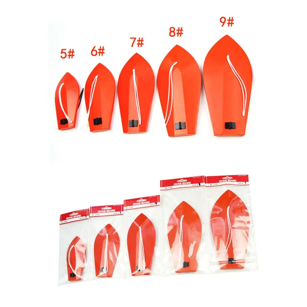Plastic Red Deep Diver Plate Plan Fishing Tool