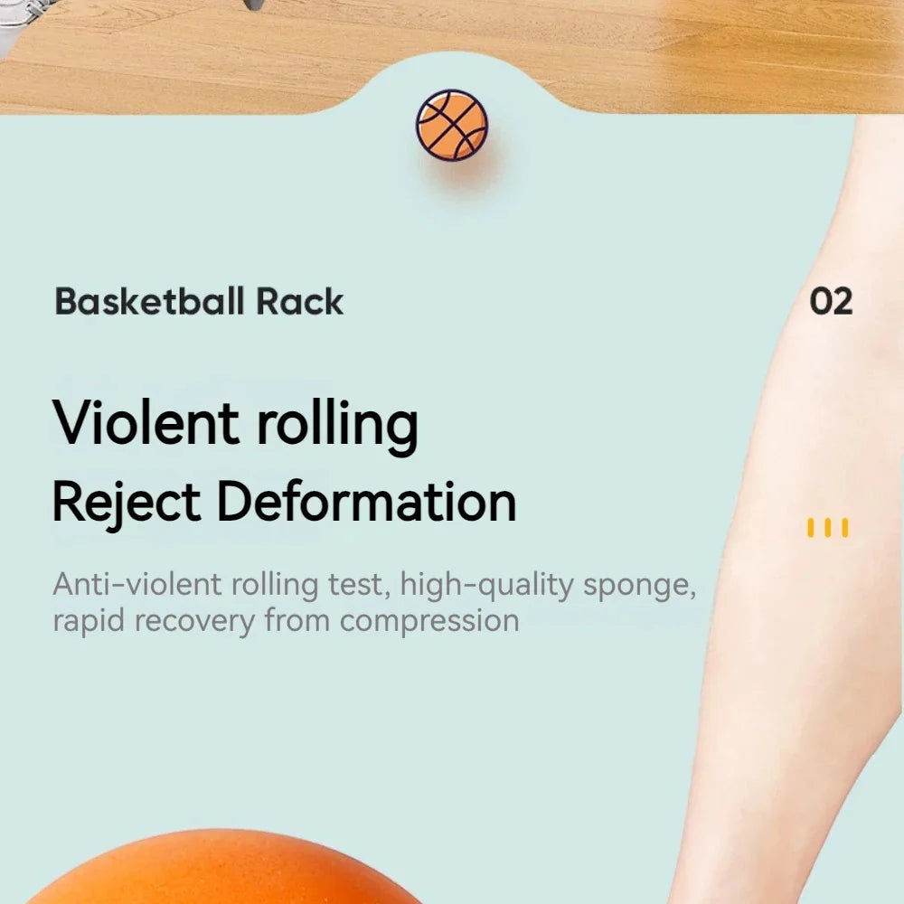 Foam Basketball for Kids – Silent Bouncing & Squeezable Fun
