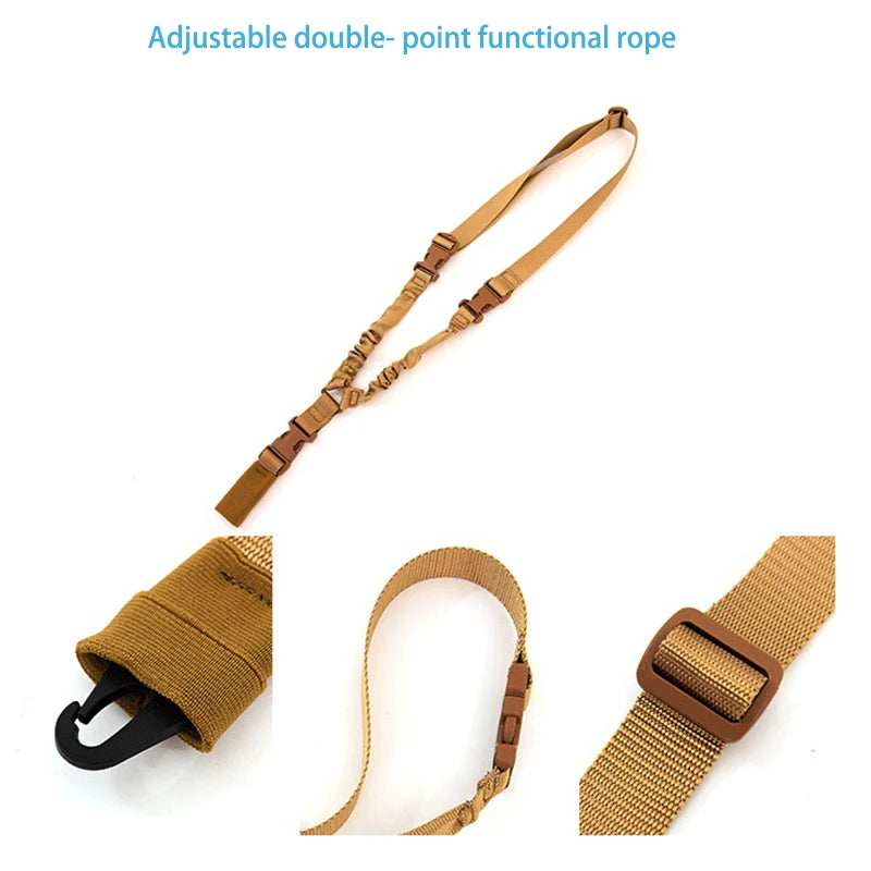 Shotgun Belt – MOLLE Gear Single Point Gun Sling with Metal Buckle