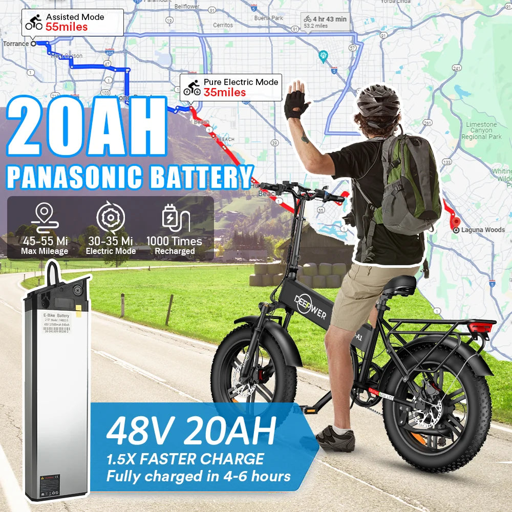 IDOTATA Electric Bike for Adults
