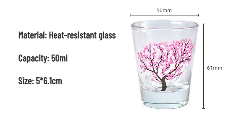 Temperature Change Color Vodka Shot Glasses
