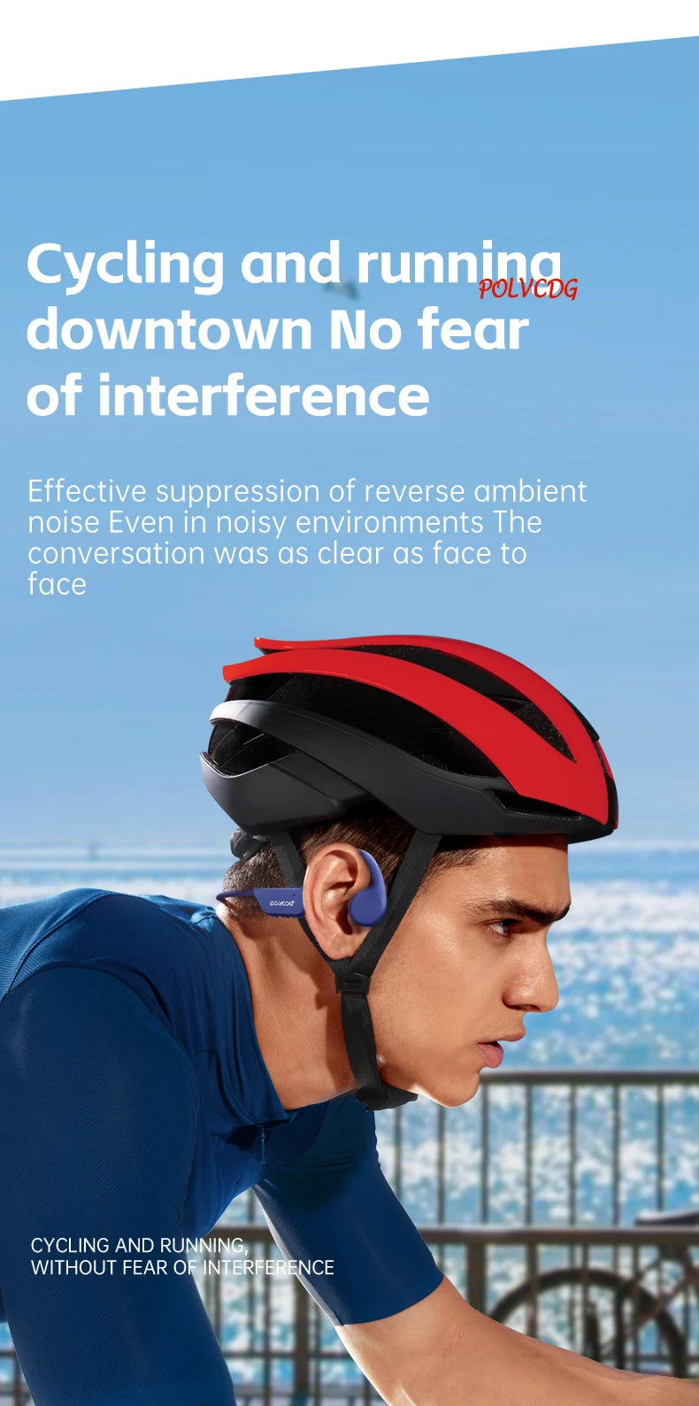 POLVCDG Bone Conduction Headset (2024 New Model)