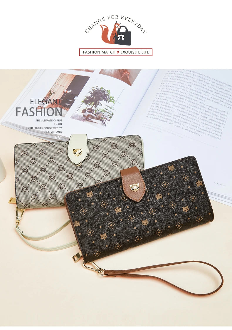 FOXER Women's Long Wallet