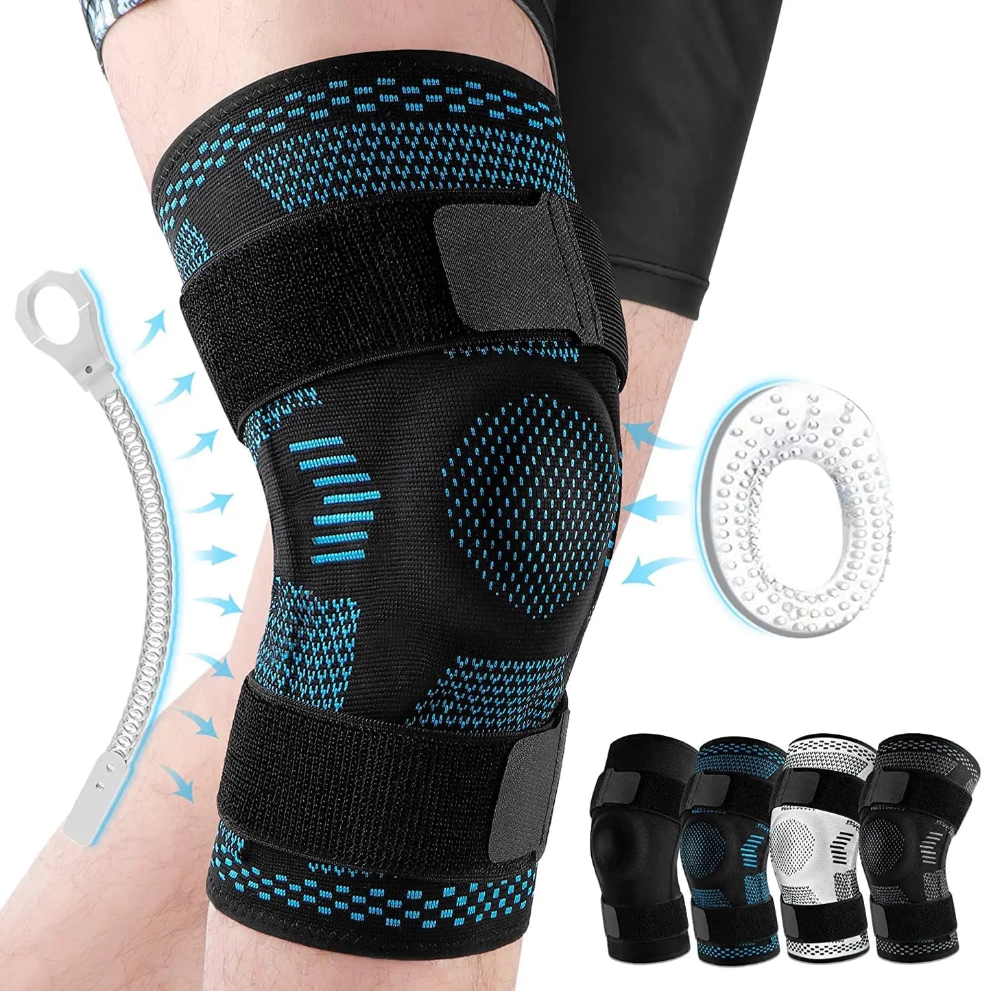Sports Knee Pads for Knee Pain & Meniscus Tear Recovery