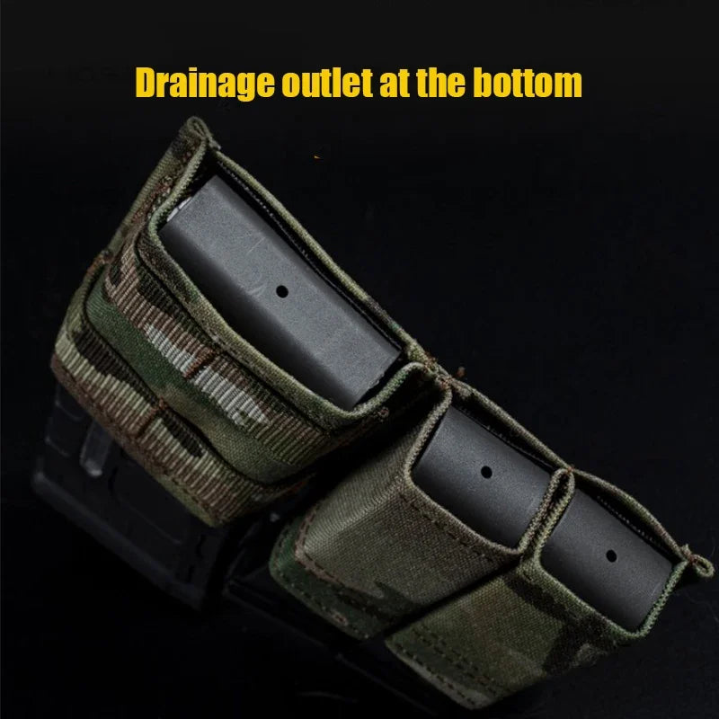 Outdoor Sport Pouch with KYWI Wedge Insert – 5.56 + 9MM MOLLE Hunting Bag