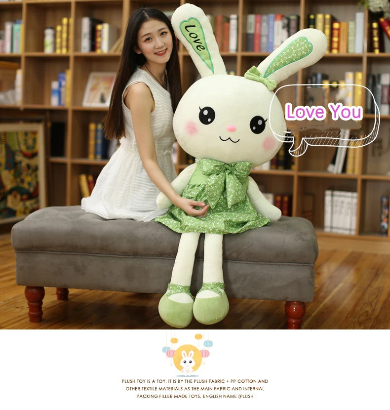 cute and stylish bunny plush