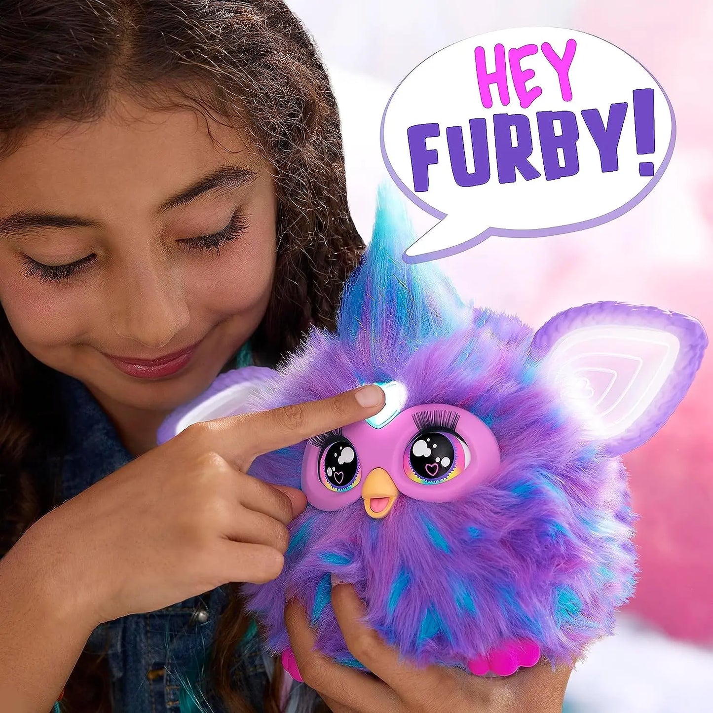 Original Furby Purple Coral Interactive Galaxy Edition Plush Toy