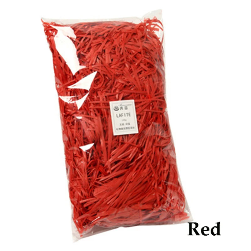 100g Colorful Shred Crinkle Paper Raffia: