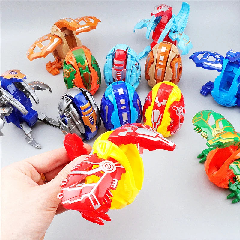 6Pcs Color Deformation Dinosaur Egg Toy Set