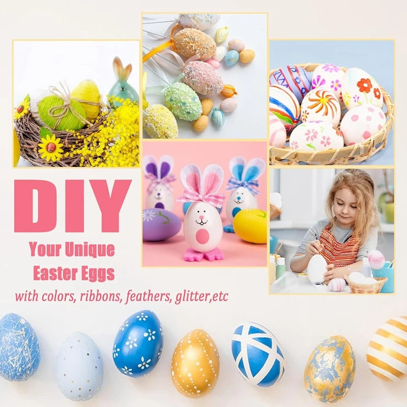 10-50pcs Easter Foam Egg Set