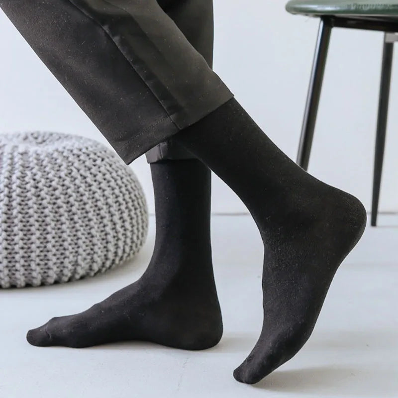 Men's Cotton Knee-high Breathable Socks