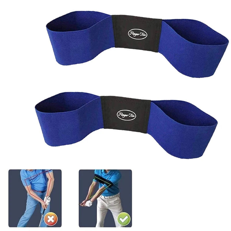 Professional Elastic Golf Swing Trainer Arm Band Belt