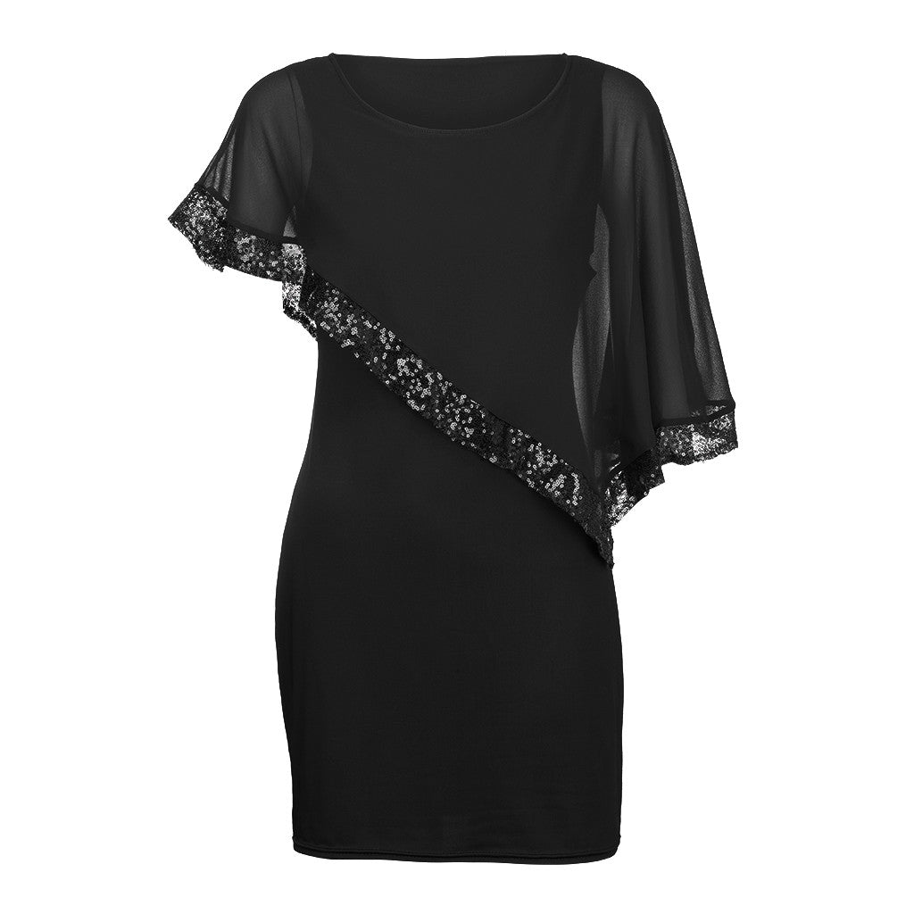 Elegant Sequined Plus Size Dresses