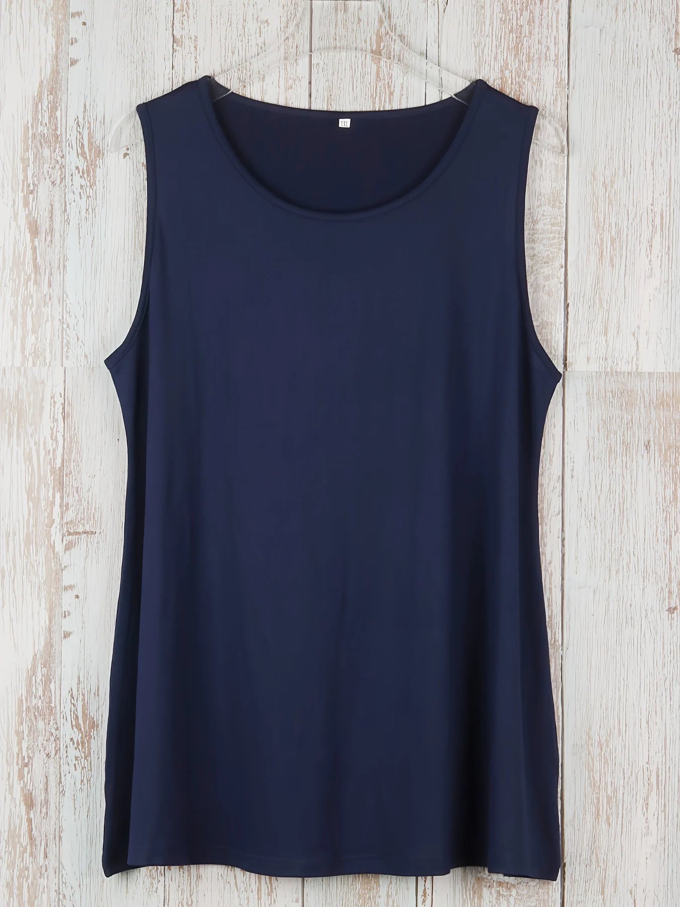 Plus Size Simple Solid Tank Top for Summer