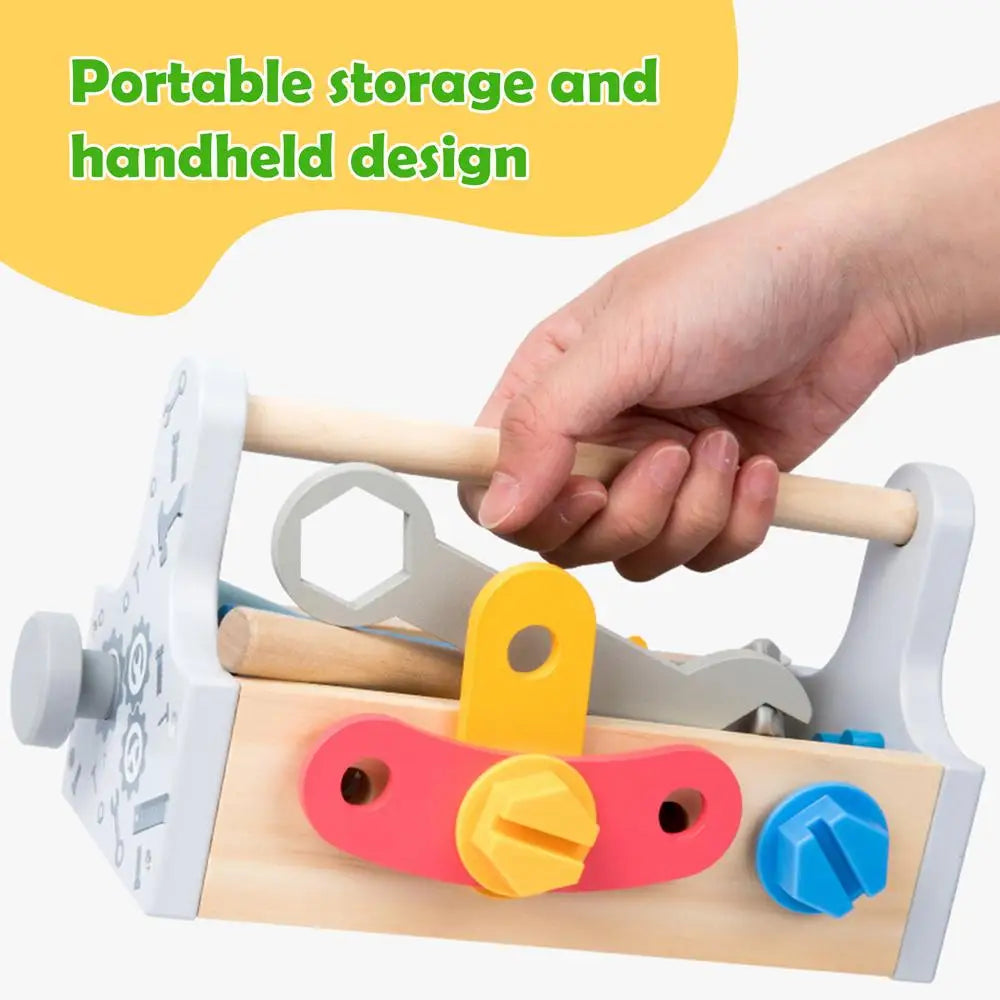 Wooden Tool Set for Kids