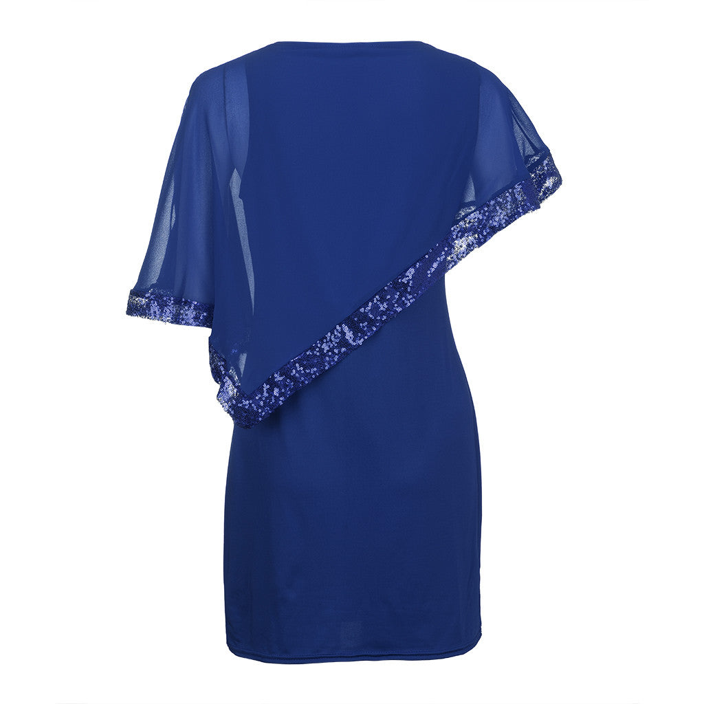 Elegant Sequined Plus Size Dresses