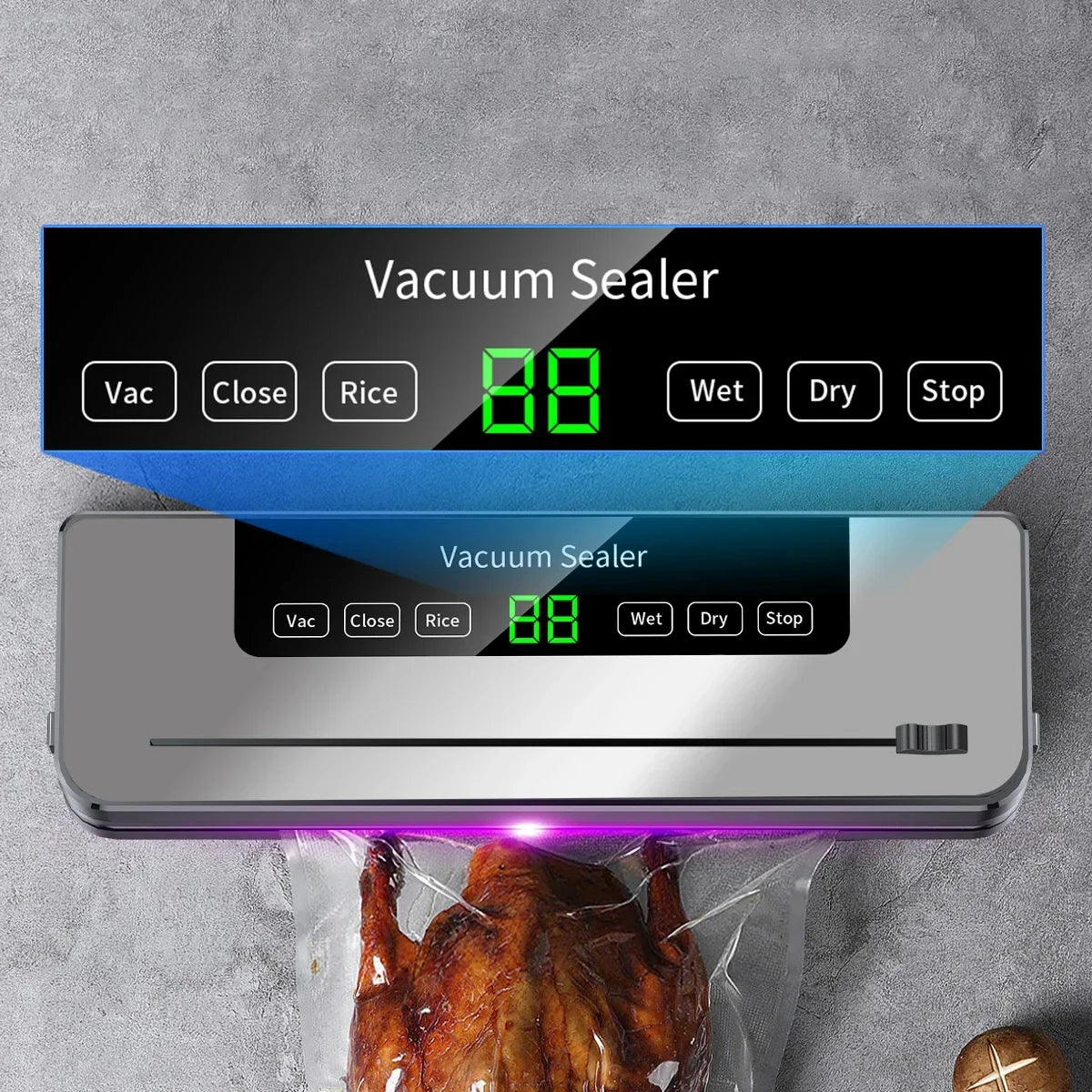 Electric Vacuum Sealer Built-in Cutter