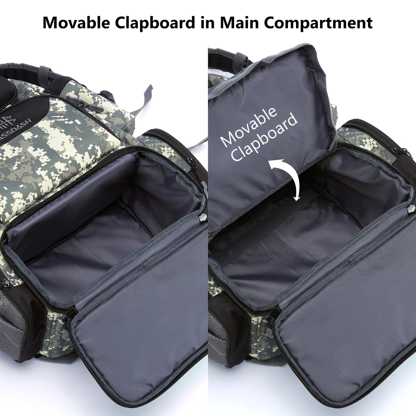 Bassdash Fishing Tackle Backpack – Lightweight & Multifunctional