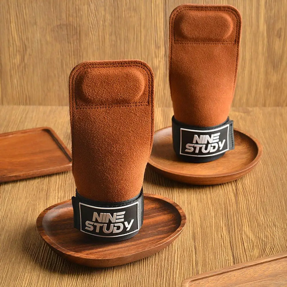 Leather Wrist Straps for Weightlifting