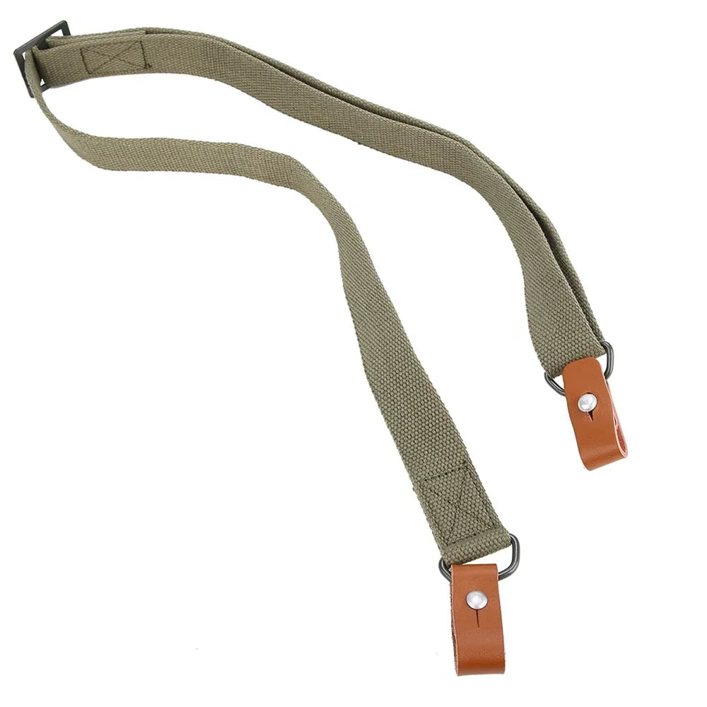 Original Gun Sling Airsoft Military Hunting Shooting Adjustable Leather Two Point Tactical AK Rifle Strap Outdoor Survival Belt