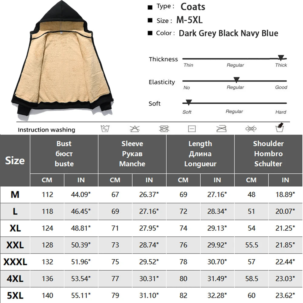 Winter Lambswool Fleece Coat