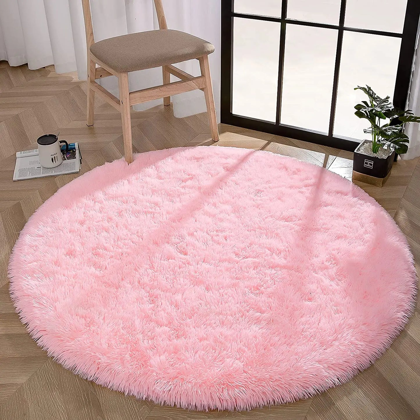 Round Thick Carpet for Living Room