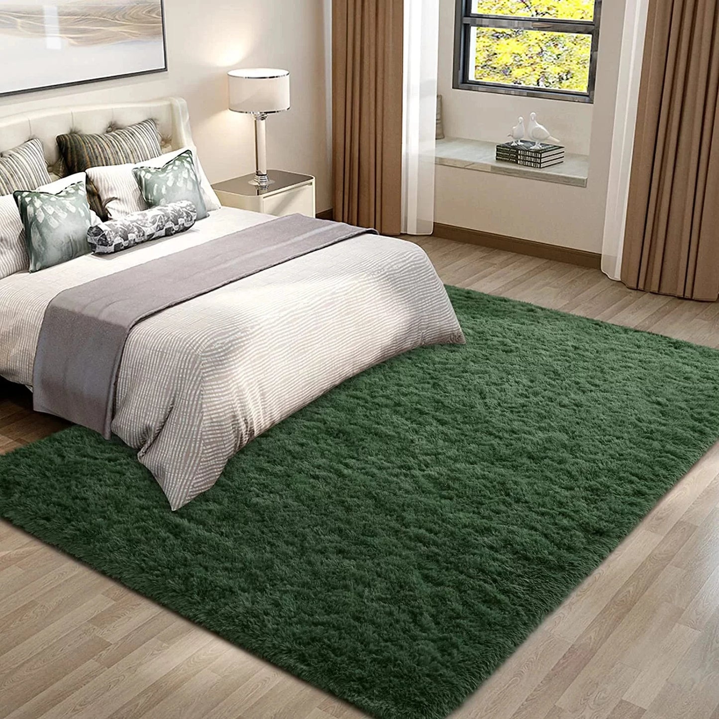 Fluffy Plush Soft Area Rug for Living Room & Kids' Rooms