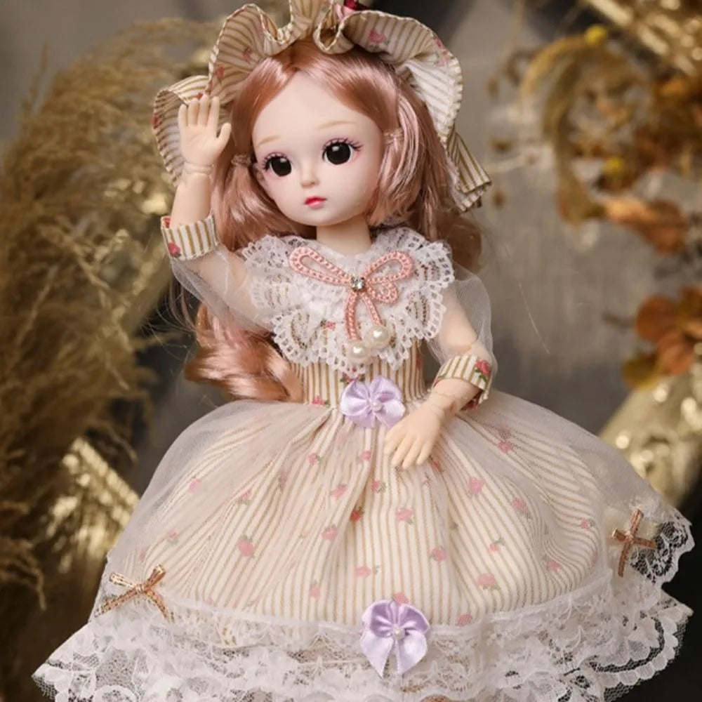Cute Dress Up Moveable Joint Doll