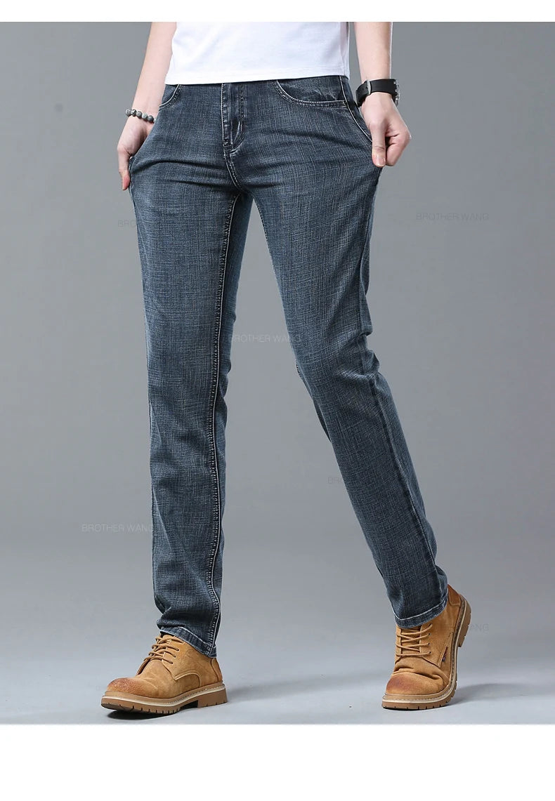Men’s Light Blue Slim Jeans