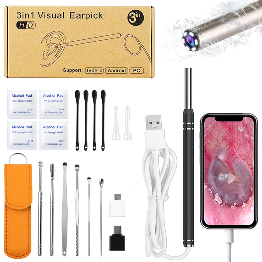 Ear Wax Removal USB Otoscope