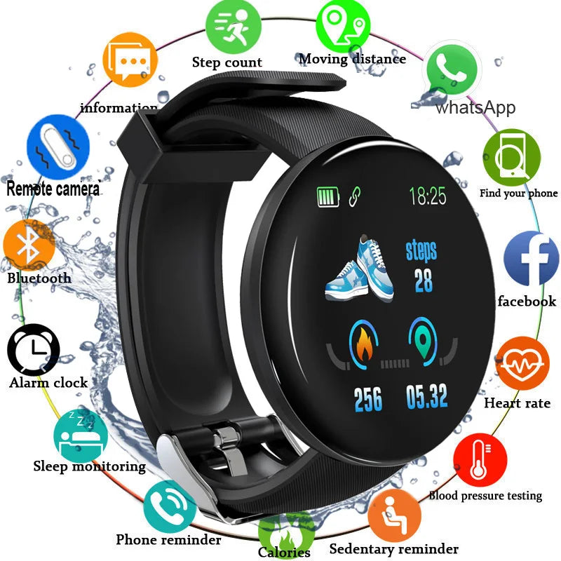 D18 Smart Watch for Men and Women
