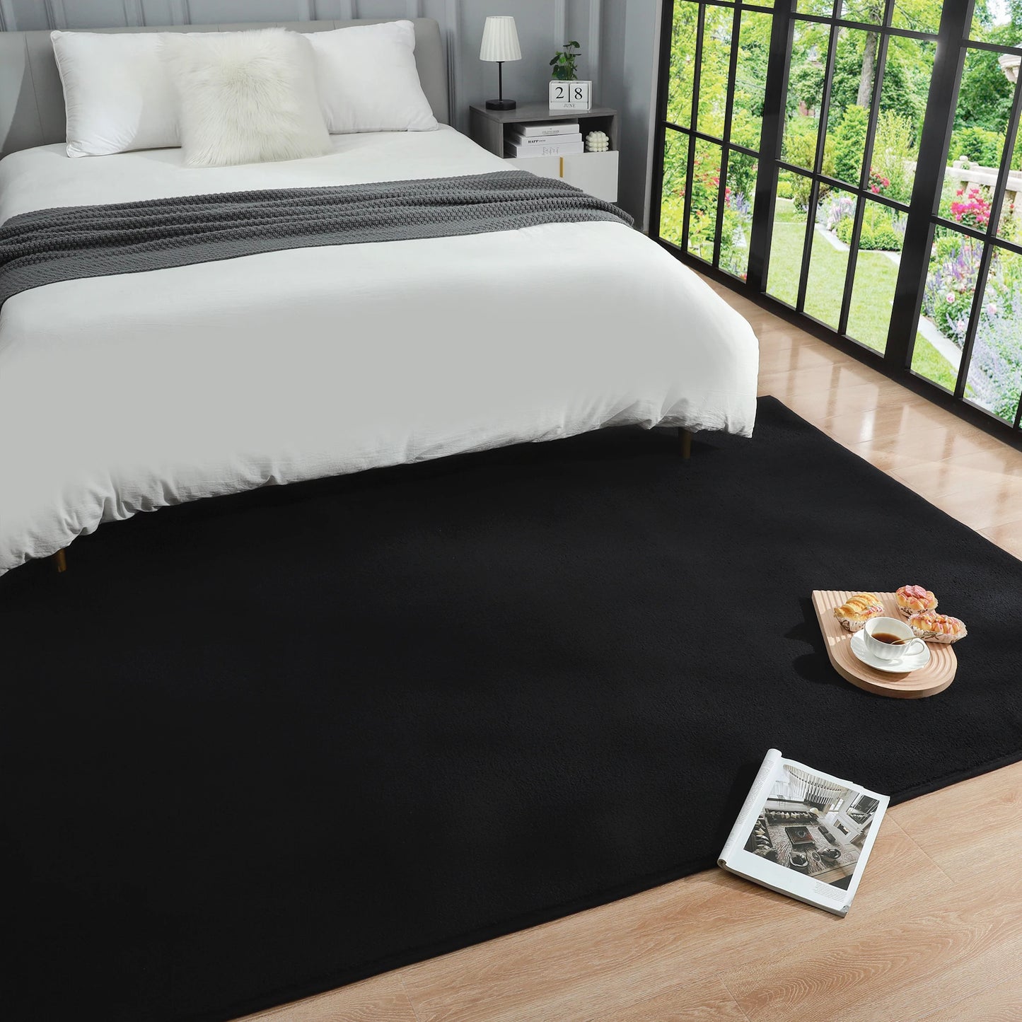 Black Rugs for Living Room