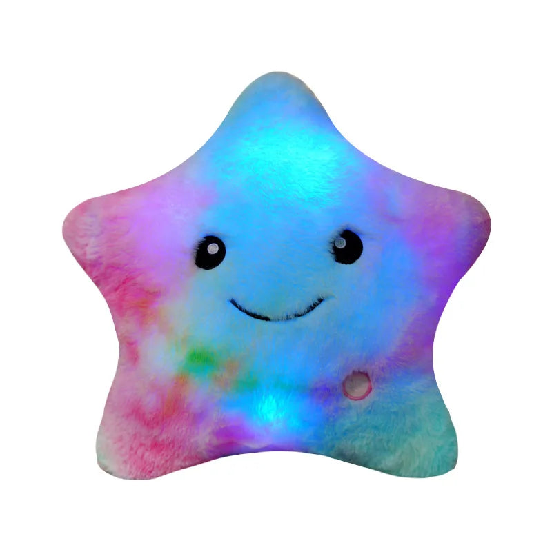 34CM Luminous Plush Star Pillow