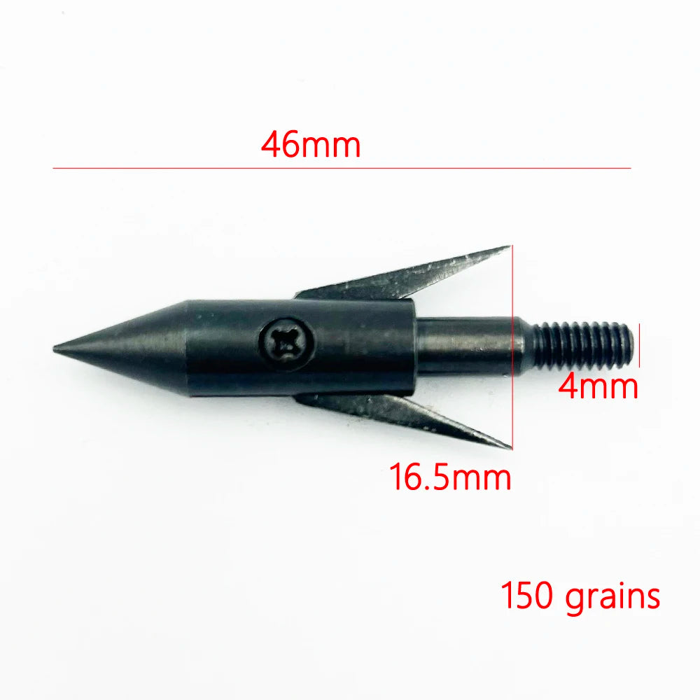 3pcs Arrow Broadheads – 100gn-160gn Tips for Compound, Recurve Bow & Crossbow Hunting