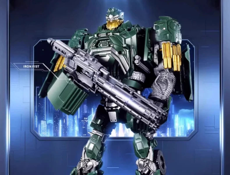 Anime Action Figures Dinosaur Robot Car