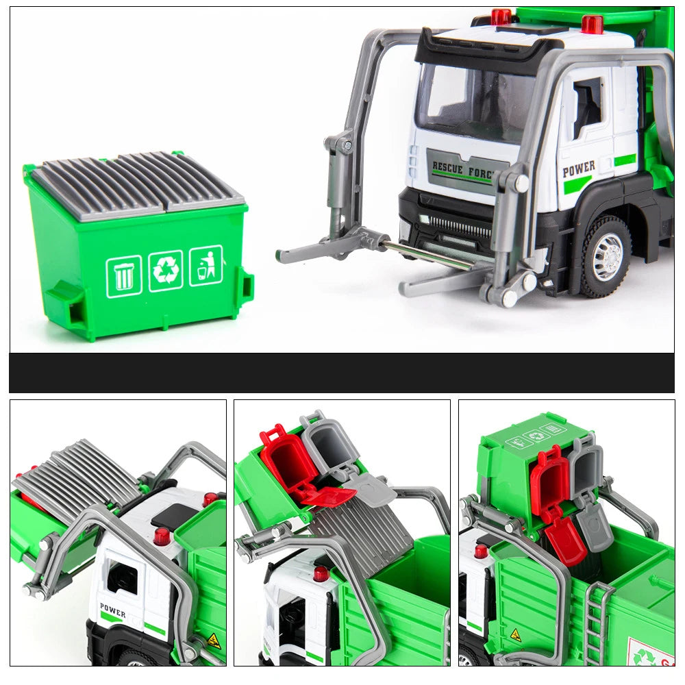 1/32 Garbage Collection City Garbage Vehicle Car Model