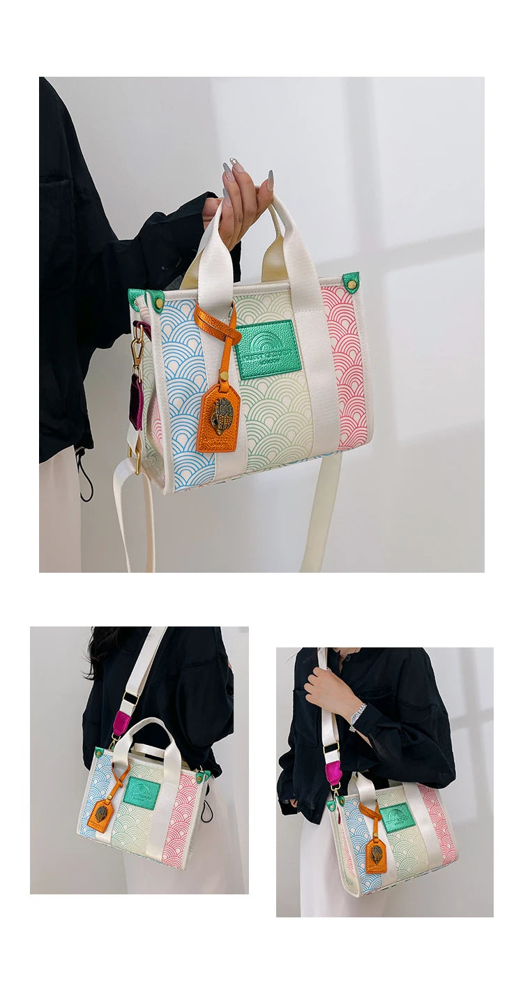 KURT GEIGER LONDON Canvas Tote Bag