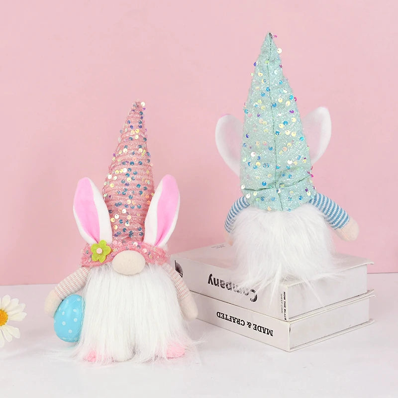 Easter LED Glowing Faceless Gnome Doll