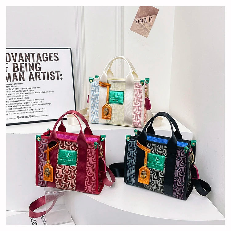 KURT GEIGER LONDON Canvas Tote Bag