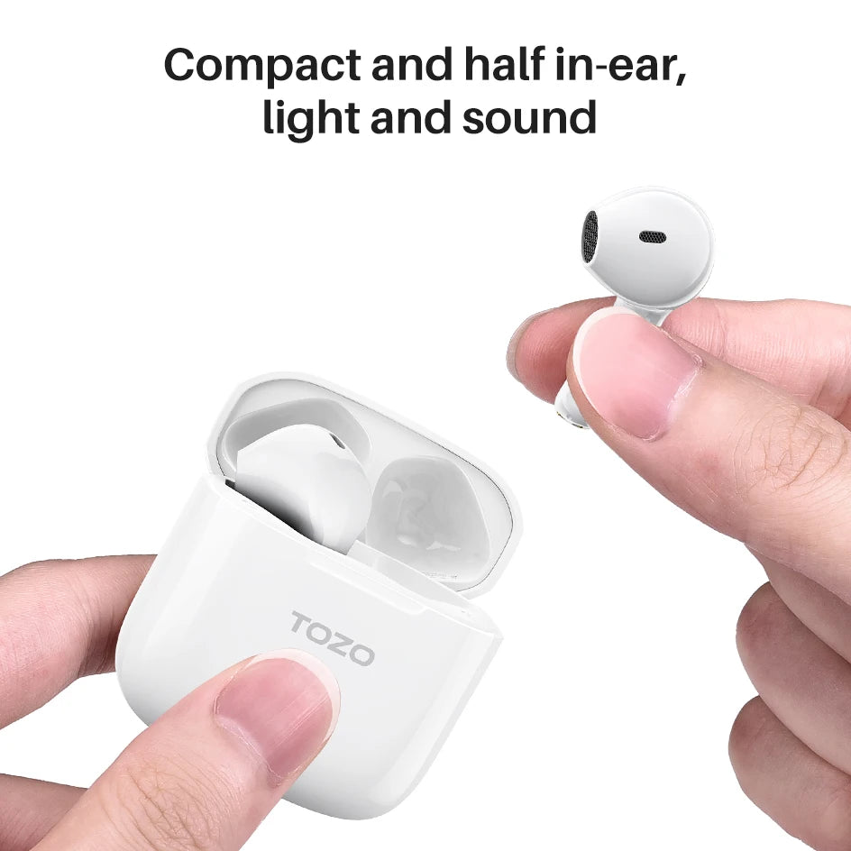 TOZO A3 Half In-Ear Wireless Earbuds