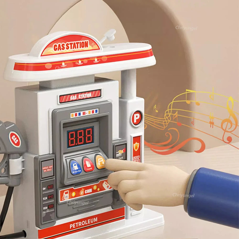 Gas Station Toy Set for Kids