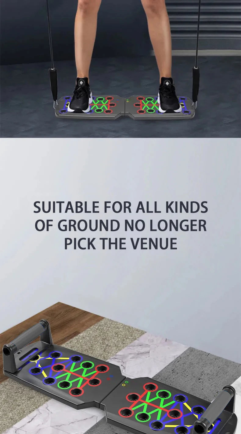 Portable Multifunctional Push-up Board Set
