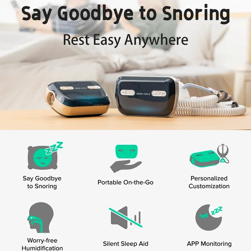 Mini Bluetooth CPAP anti-snoring device